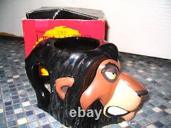 Disney Lion King Scar Figural Mug Applause Brand New Very Rare