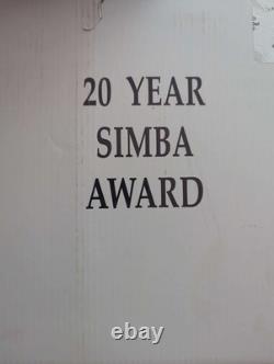Disney Lion King Simba 20 Year Cast Member Service Award with it's Box! WithPin