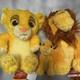 Disney Lion King Simba & Mufasa Plush Set Of 2, Collectible