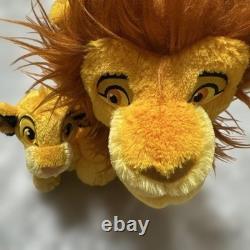 Disney Lion King Simba & Mufasa Plush Set of 2, Collectible