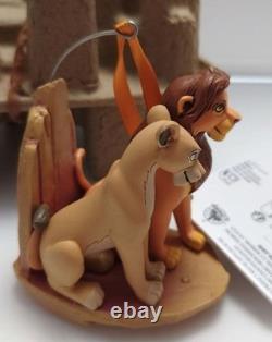 Disney Lion King Simba & Nala Christmas Ornament Limited 3 Store Exclusive 14+