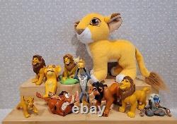 Disney Lion King Simba Nala Mufasa Scar Zazu Plush Toy Figure Mixed Lot 60+ Pcs