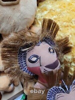 Disney Lion King Simba Nala Mufasa Scar Zazu Plush Toy Figure Mixed Lot 60+ Pcs