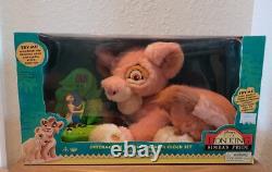 Disney Lion King Simba's Pride Interactive talking alarm clock set EUC