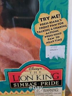 Disney Lion King Simba's Pride Interactive talking alarm clock set EUC