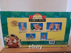 Disney Lion King Simba's Pride Interactive talking alarm clock set EUC