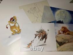 Disney Lion King Special Edition Art Lithographs Set of 5 Collectibles