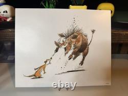 Disney Lion King Special Edition Art Lithographs Set of 5 Collectibles