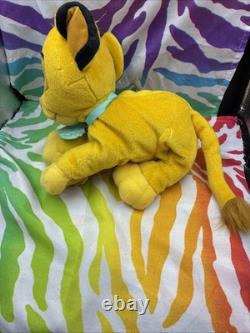 Disney Lion King Sweetheart Simba & Nala Kissing Plush Set With Necklaces 2002