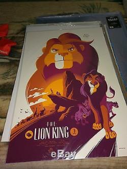 Disney Lion King by Tom Whalen Mondo 24x36