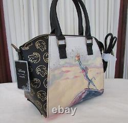 Disney Loungefly Lion King Satchel Bag & Wallet Watercolor Pride Rock Purse NWT