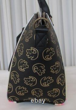 Disney Loungefly Lion King Satchel Bag & Wallet Watercolor Pride Rock Purse NWT