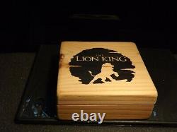 Disney Mens Vintage Lion King Pocket Watch (Simba & Mufasa)-Limited Ed-VVHTF-New