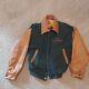 Disney Mickey Inc. Vintage The Lion King Jacket Leather Arms Used Look At Photo