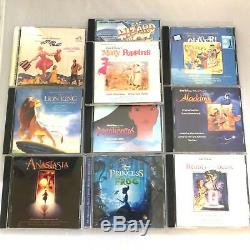 Disney Movie Soundtracks CD Fantasia Lion King Beauty & Beast Anastasia CD Lot
