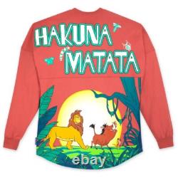 Disney Parks 2025 The Lion King Hakuna Matata Spirit Jersey Adult Size XL