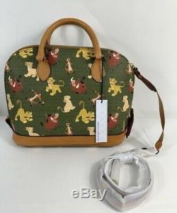 Disney Parks Dooney & Bourke Zip Satchel Handbag Purse Lion King 2019 BAG Simba