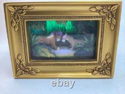 Disney Parks Olszewski Gallery Light SIMBA NaLA Lion King Diorama FREE SHIP (L4)