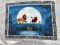 Disney Parks THE LION KING Embroidered Graphic Pullover Hoodie XL