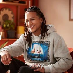 Disney Parks THE LION KING Embroidered Graphic Pullover Hoodie XS