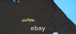 Disney Parks The Lion King Hakuna Matata Spirit Jersey Shirt Black Adult Med NWT