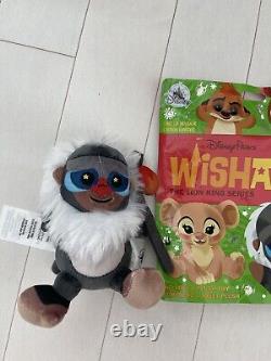 Disney Parks Wishables The Lion King Complete Set Simba Nala Rafiki Pumba Timon