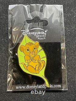 Disney Pin DLRP Baby Simba on a Leaf Lion King 57295