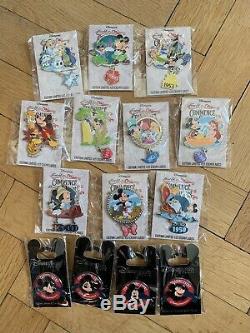 Disney Pin Event 425 Mickey Ariel Alice Peter Pan Lion King Figaro Aristocats