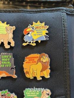 Disney Pin Set Lion King 25th Anniversary Mystery Complete