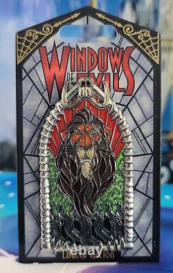 Disney Pin of the Month Windows of Evil Scar 100% Authentic Lion King