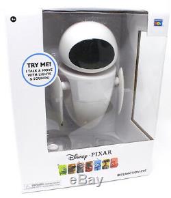 Disney Pixar Wall-e Robot Interactive Talking Eve Figure Thinkway Toys Sounds