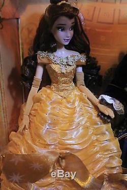 Disney Platinum Beauty And The Beast Limited Edition Dolls Belle And Beast