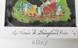 Disney Rare Disneyland Paris LE 400 Jumbo Pin Lion King Simba Timon Pumba