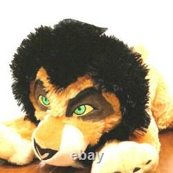 Disney × SEGA The Lion King SCAR BIG Plush Doll cushion Length20 Villans Japan