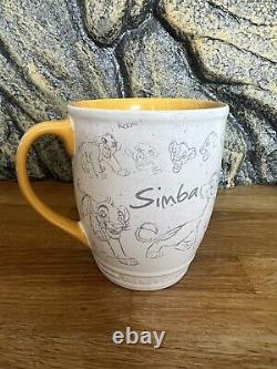 Disney Simba Lion King, Sketch Mug, Classics coffee mug, Rare. New