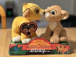 Disney Simba & Nala Lion King Mega Collectible 1993 New Original Box With Tags