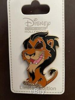 Disney Simba Scar Villain Cutie LE 300 Pin DSF DSSH Lion King HTF Hard To Find