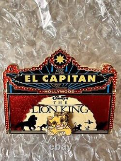 Disney Soda Fountain DSF DSSH Lion King Marquee with Simba LE 300 Pin