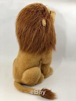 Disney Store 31 Jumbo Adult Simba The Lion King Large Stuffed Plush Animal RARE
