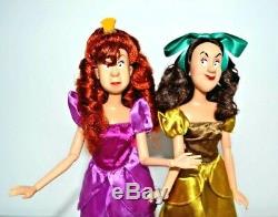 Disney Store Anastasia and Drizella Delux dolls, Cinderellas Ugly Step Sisters