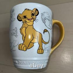 Disney Store Animated Animator Sketch Classic Lion King Simba Coffee Cup Mug New