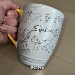 Disney Store Animated Animator Sketch Classic Lion King Simba Coffee Cup Mug New