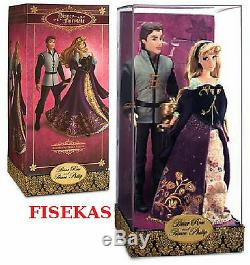 Disney Store Fairytale Designer Collection LE Aurora and Prince Phillip Doll NEW