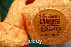 Disney Store Japan 2021 Stitch Crashes Lady and Tramp Lion King Plush Set of 2