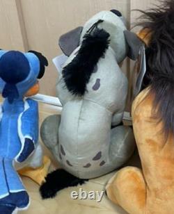 Disney Store Japan The Lion King Scar Ed ZAZU Plush Doll NEW Set of 3 Rare