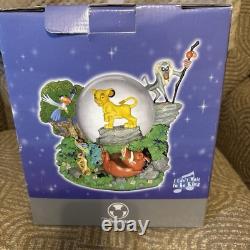 Disney Store Lion King & Friends Musical Snow Globe New