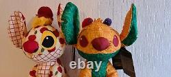 Disney Store Stitch Crashes Plush Lady and the Tramp & The Lion King 2/12 & 3/12