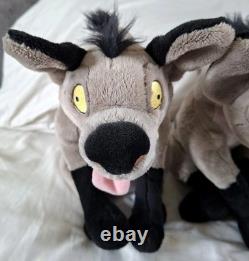 Disney Store The Lion King Hyenas Plush Soft Toys Shenzi Banzai Ed Stamped Set