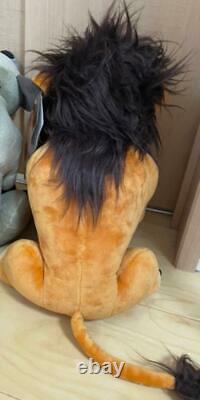 Disney Store The Lion King Scar Plush Toy 24x19x42cm Discontinued with tag UNUSED