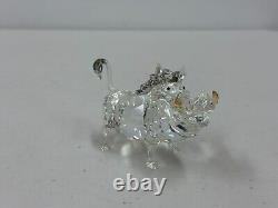 Disney Swarovski The Lion King Simba Timon & Pumbaa Crystal Figurine Set Of 6